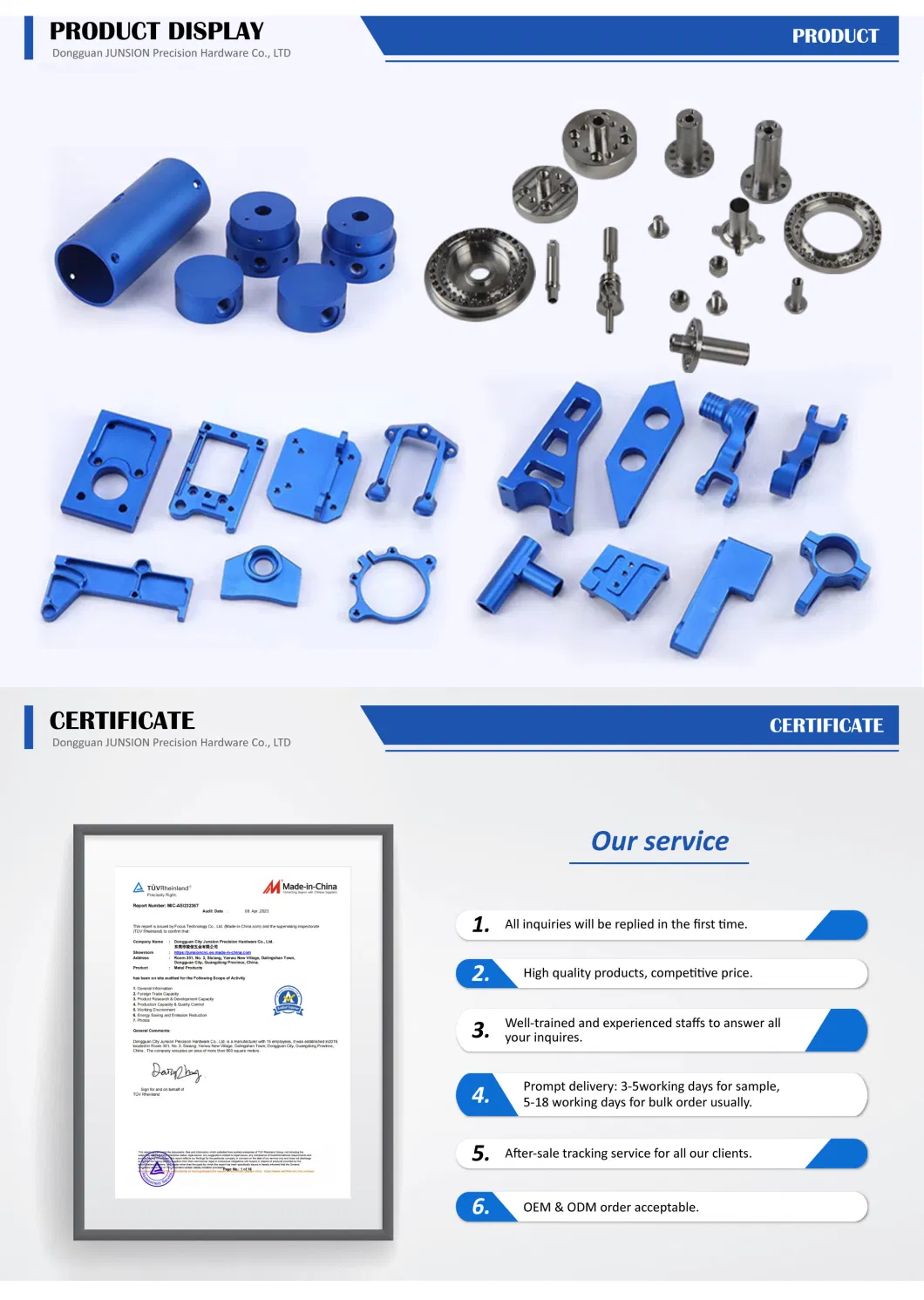 OEM &ODM CNC Machining Hardware Precision CNC Lathe Center Stainless Steel Non-Standard Accessories Processing Customization